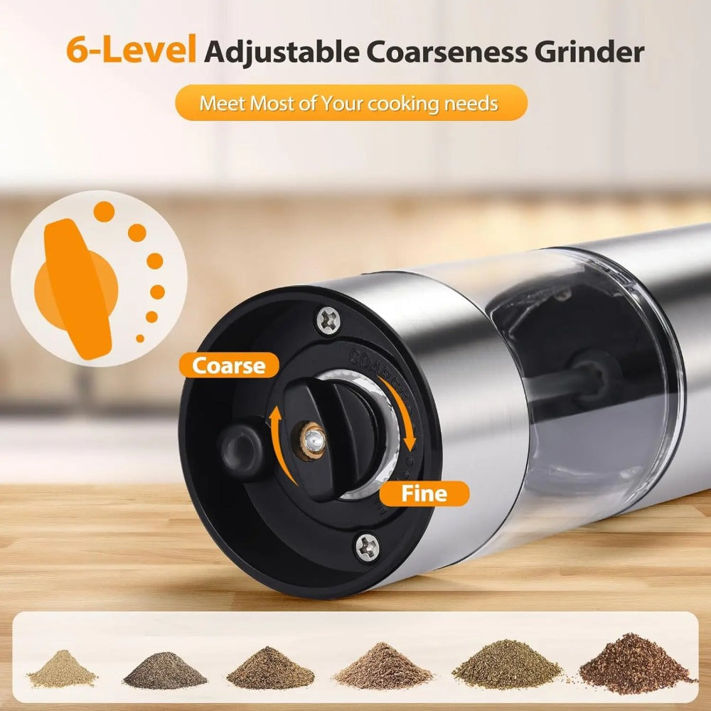 PrecisionGrind Pro – Electric Salt & Pepper Set