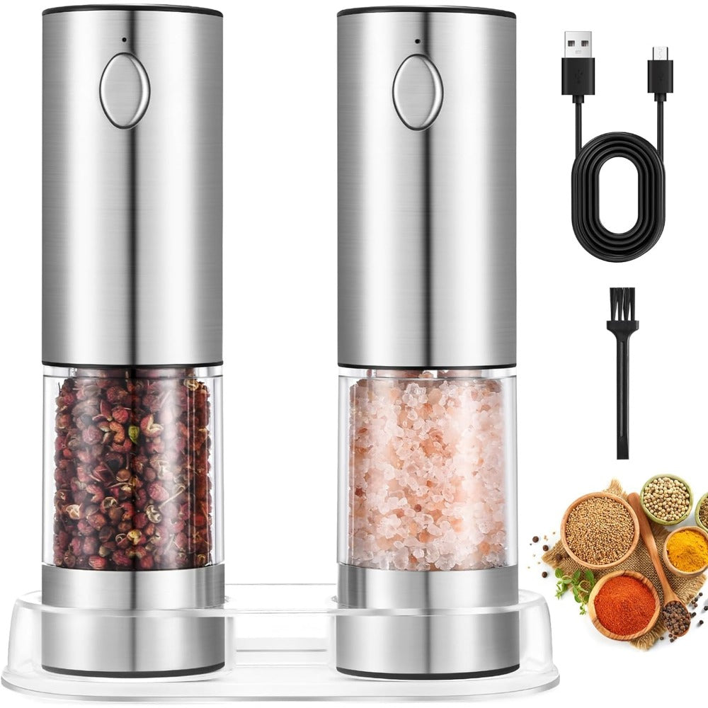 PrecisionGrind Pro – Electric Salt & Pepper Set